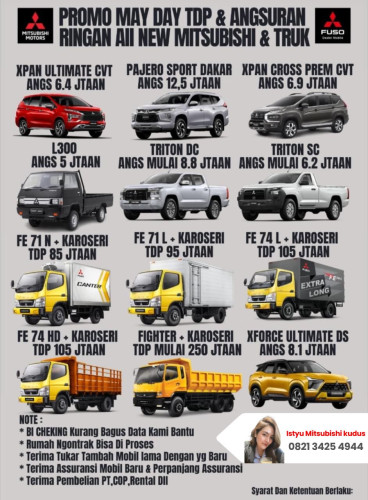 Promo Kredit Mitsubishi pati 2025